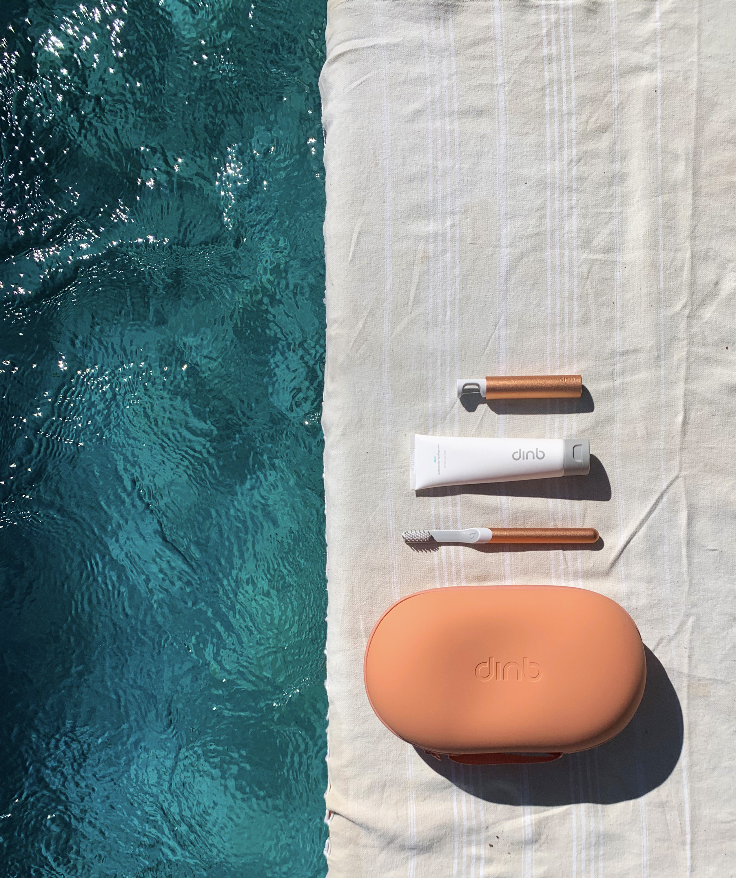 Lifestyle shot — product in bathroom setting